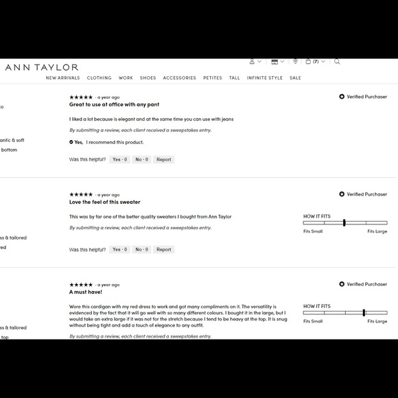 NWT Ann Taylor Shadowed Square Ann Cardigan M - Picture 4 of 4